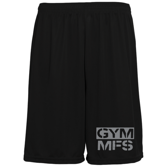 GYM MFS - Gym Shorts Moisture-Wicking Pocketed 9 inch Inseam Training Shorts